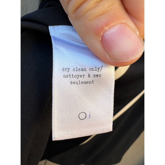 Rag & Bone Black Andrea Front Zip Black Dress - Picture 10 of 13